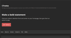 Desktop Screenshot of ctronics.com